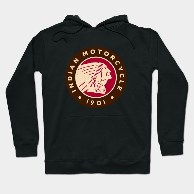 Indian Motorcycle Club Hoodie by Allotaink